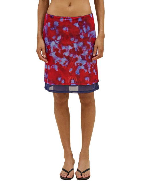 Eckhaus Latta Duet Skirt BURST / S 1402-EL-PS26-B
