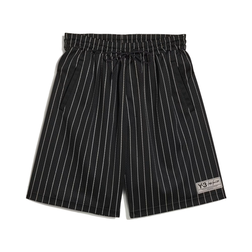 Y-3 Mesh Pinstripe Shorts BLACK / XL KQ9829