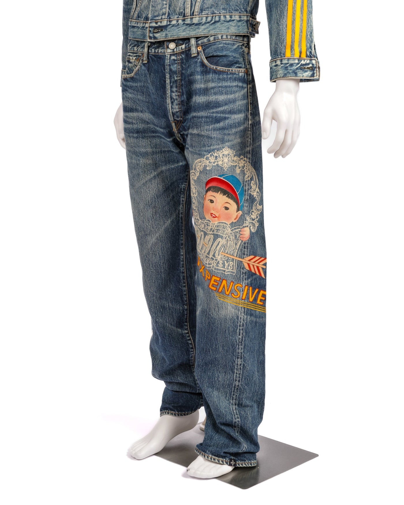 Y-3 x Spotted Horse S/S 2006 Painted Graphic Jeans