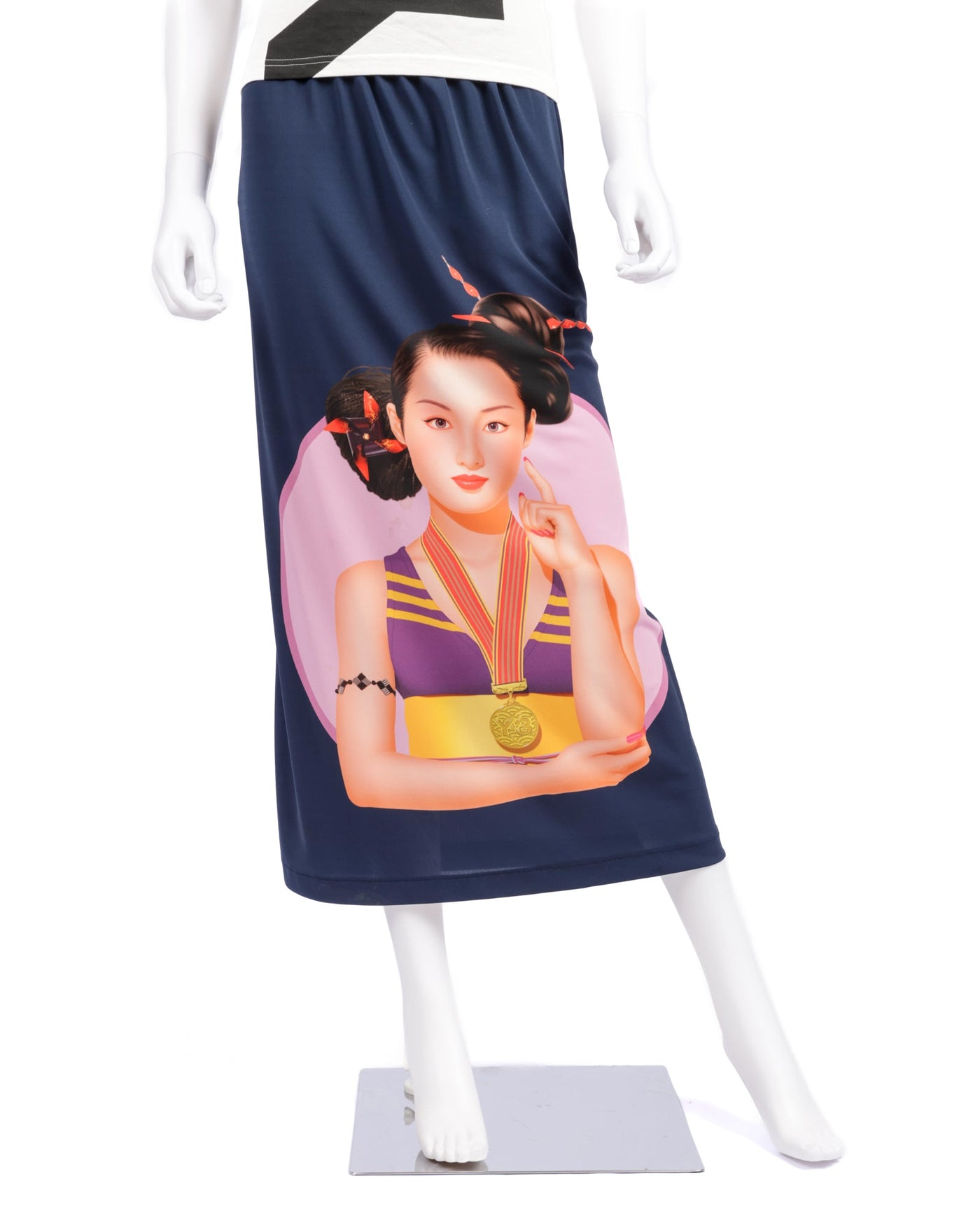 Y-3 S/S 2004 "Heroes" Saeko Tsuemura Skirt