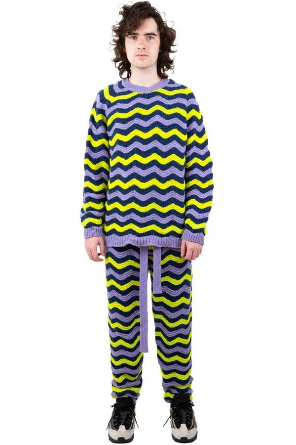 Chevron Trousers Pants Survival of the Fashionest