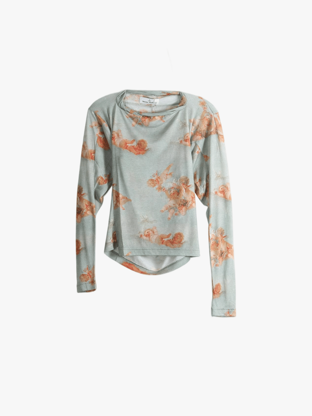 Vivienne Westwood Long Sleeve Squiggle Jersey Top Primera Cherubs / XS 1603004V-J00BG-PRIMERA-CHERUBS-XS