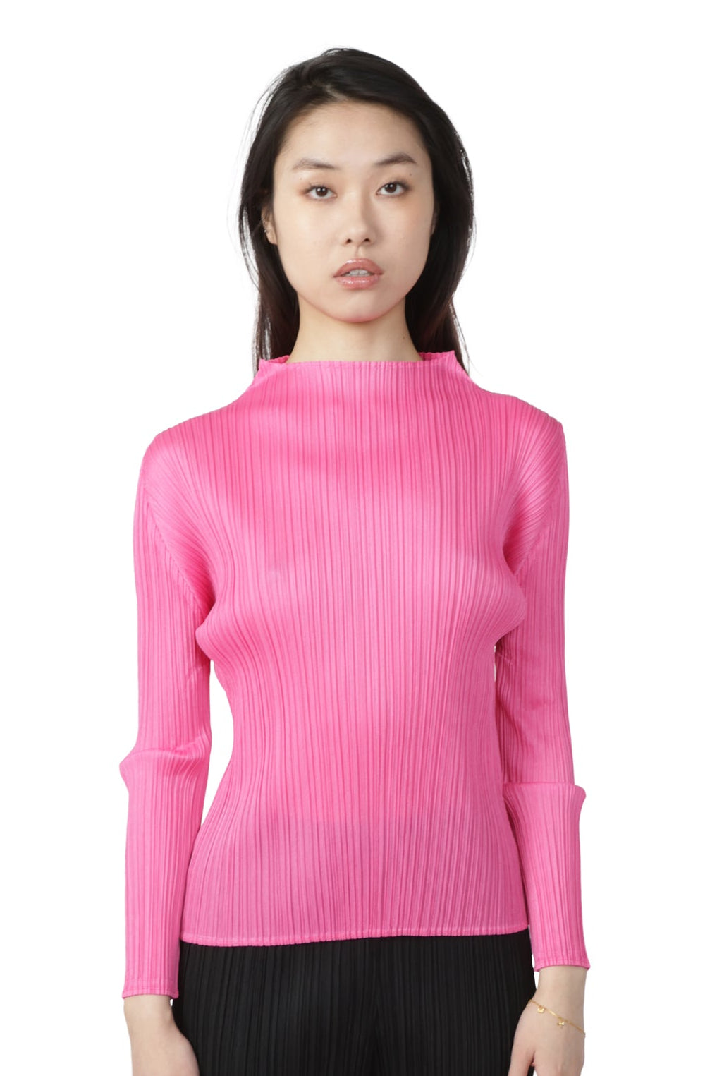 PLEATS PLEASE ISSEY MIYAKE Monthly Colors: January Top HOT PINK / 3 PP66JK111