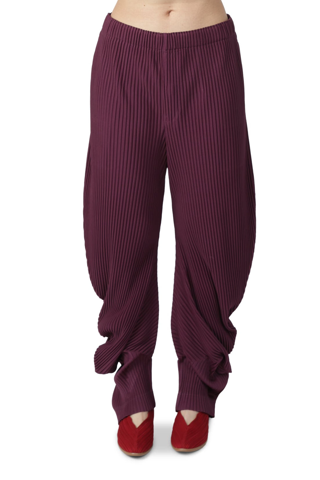 HOMME PLISSÉ ISSEY MIYAKE Pleats Bottoms 1 BORDEAUX / 1 HP66JF250