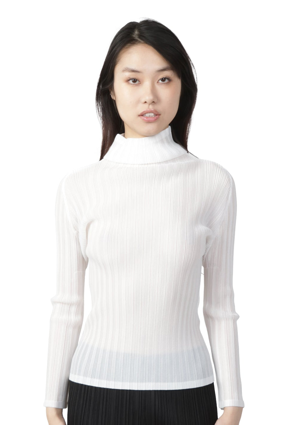 PLEATS PLEASE ISSEY MIYAKE Rib Pleats Basics WHITE / 3 PP66FK113-WHITE