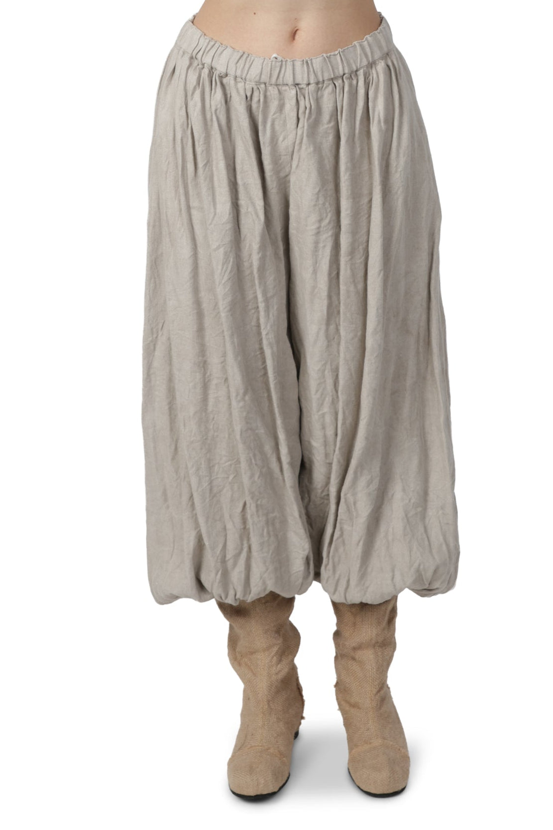 COMME des GARÇONS Linen Balloon Pants ECRU / S GQ-P002-S26-1-2