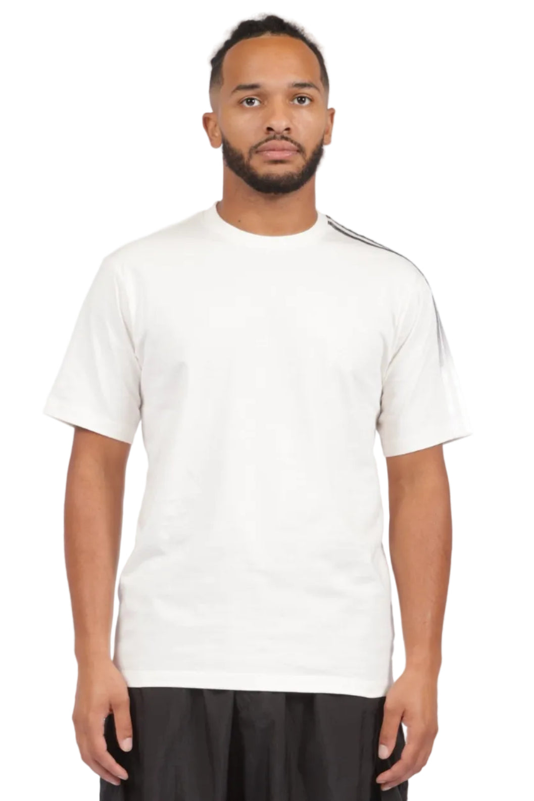 Y-3 Gradient 3-Stripes Short Sleeve T-Shirt CLOUD WHITE / XS KU2251-CLOUD WHITE-XS