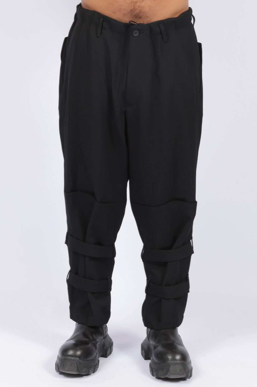 Army Gabardine Hem Belt Pants
