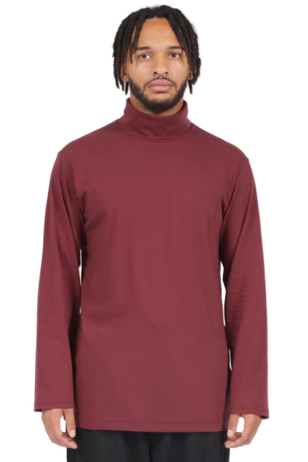 Yohji Yamamoto Turtleneck Long Sleeve BORDEAUX / 3 HW-T88-070-BORDEAUX-3