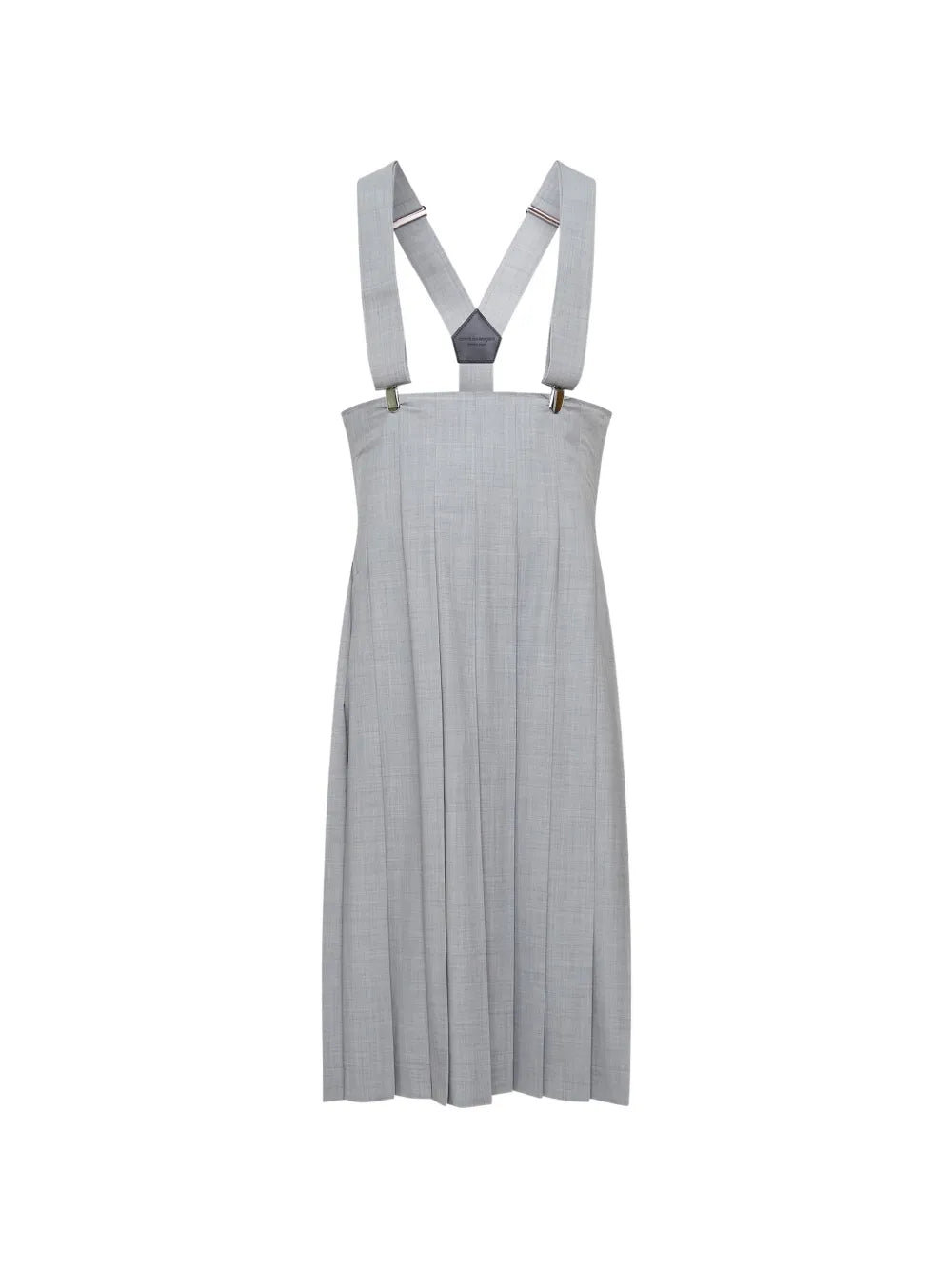 COMME des GARÇONS Homme Plus Pleated Suspender Skirt LIGHT GRAY / M PQ-S001-S26