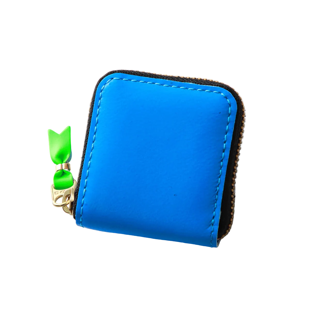 Super Fluo Zip-Around Wallet Blue