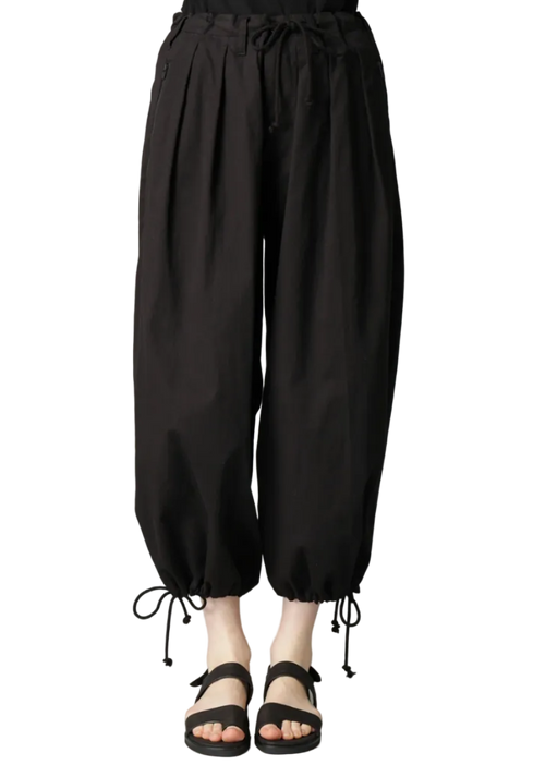 Yohji Yamamoto 3 Tucks Pants BLACK / 1 FK-P65-005-1