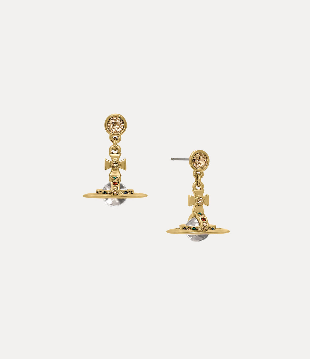 Vivienne Westwood New Petite Orb Earrings Gold / OS 62020032-02R001-CN-GOLD-OS