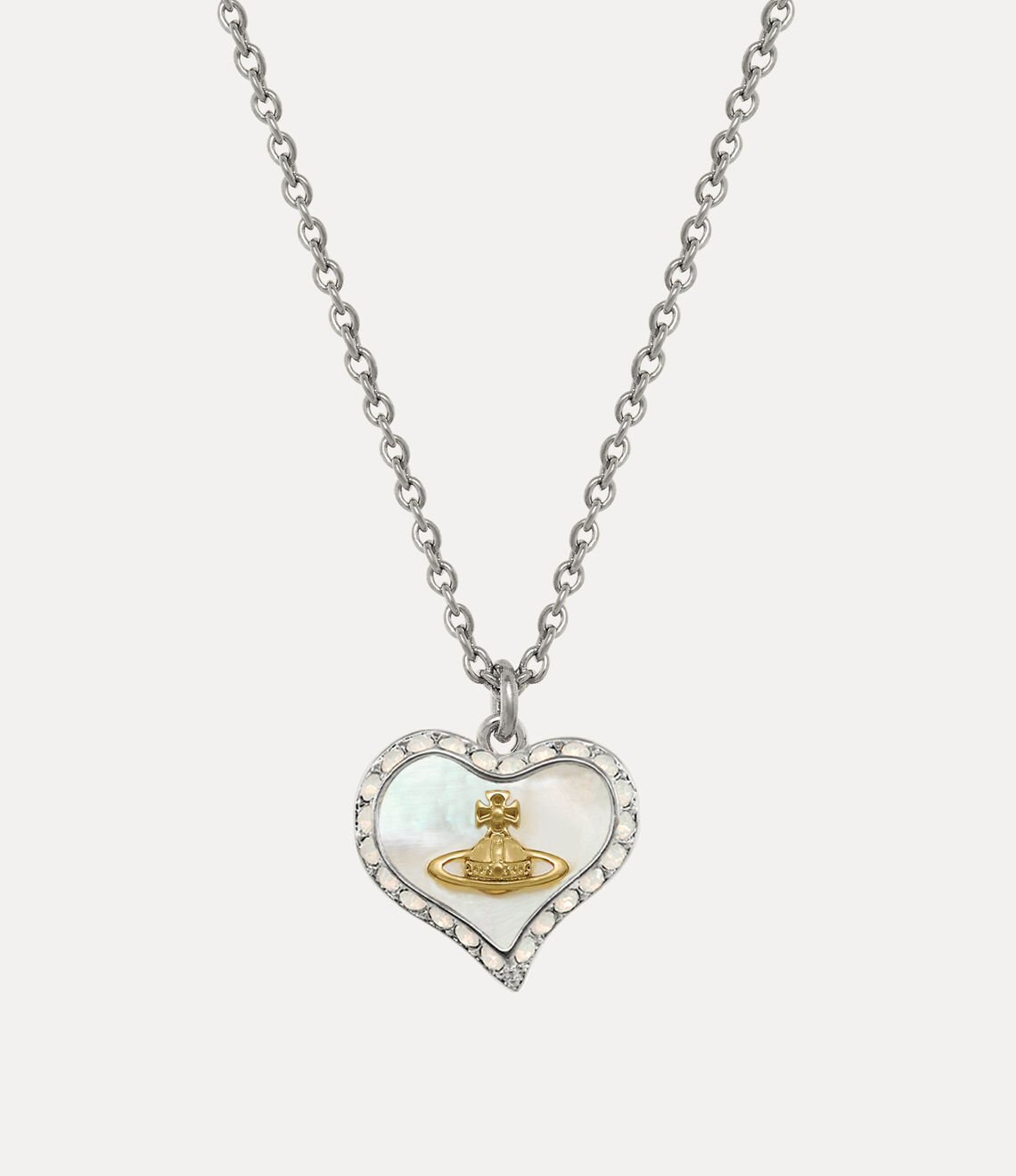 Vivienne Westwood Petra Pendant Necklace Pearl Tint MOP / OS 63020103-02P556-PEARL-TINT-MOP-OS