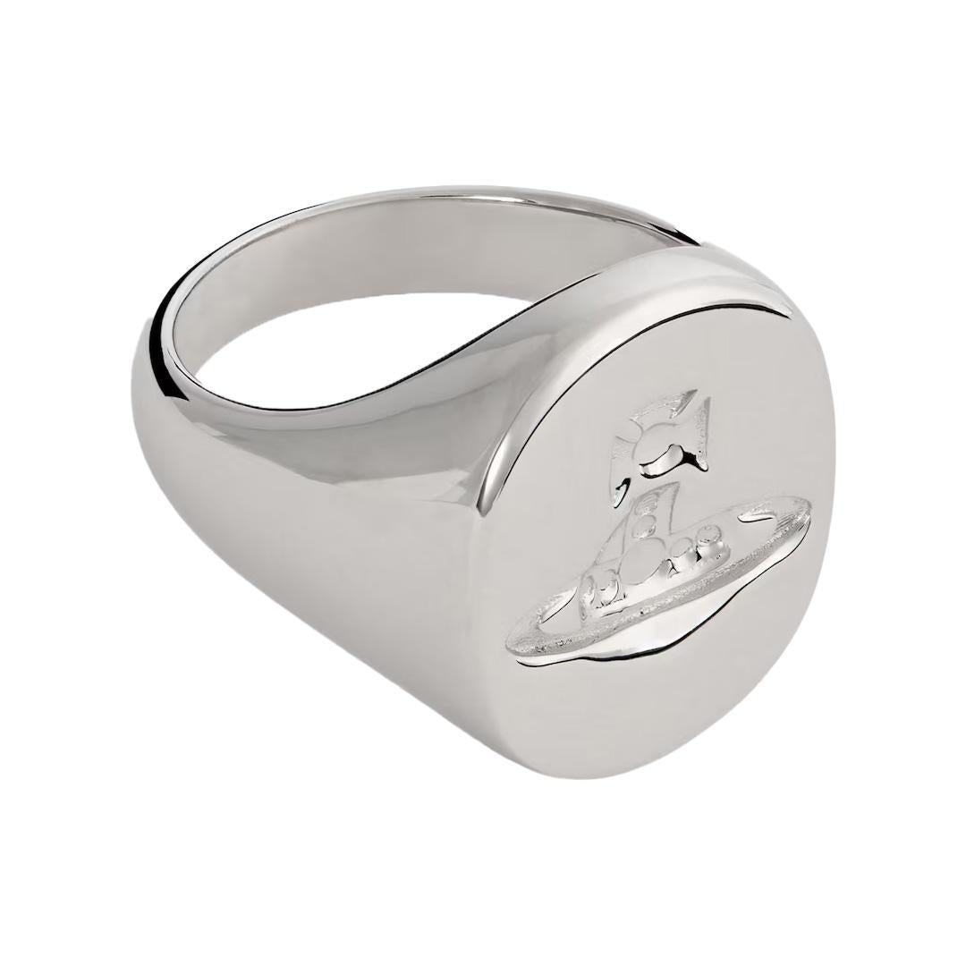Vivienne Westwood Seal Ring Rhodium / S 64040047-01W004-FJ-RHODIUM-S