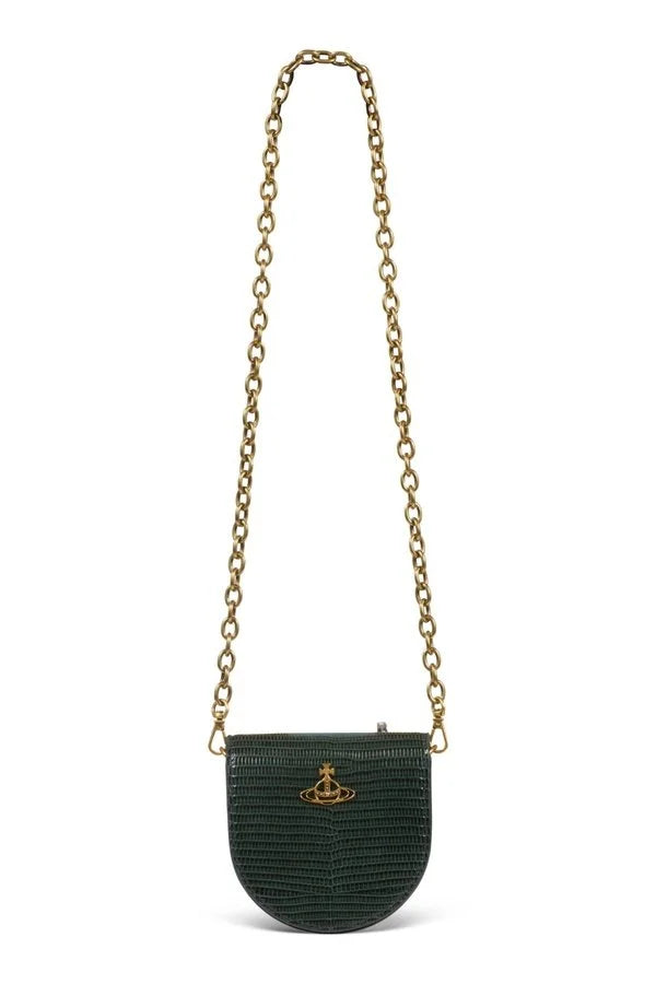 Nano Saddle Crossbody Bag Bags Vivienne Westwood Green OS