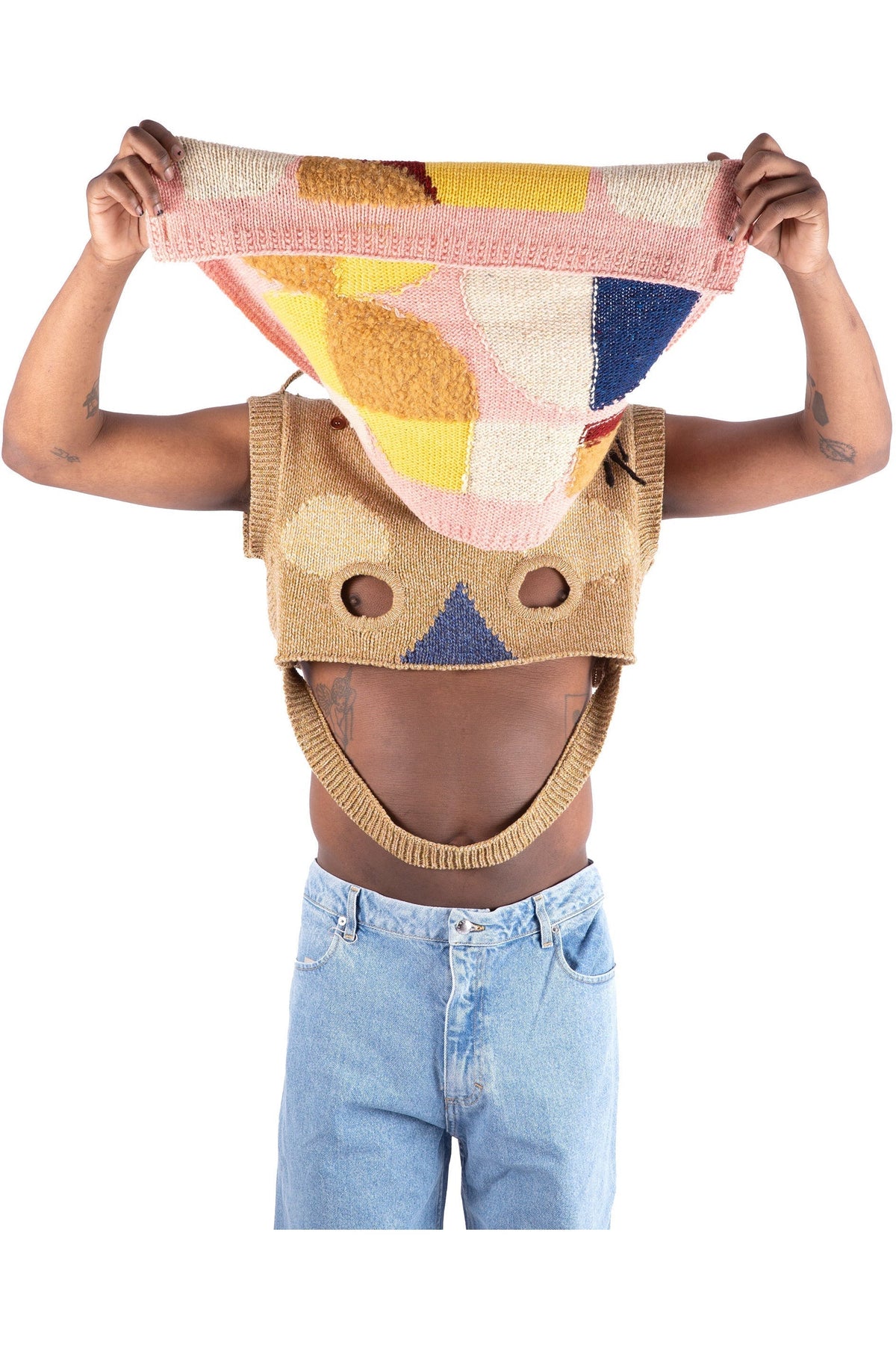 Teddy Debardeur & Foulard Tops Survival of the Fashionest