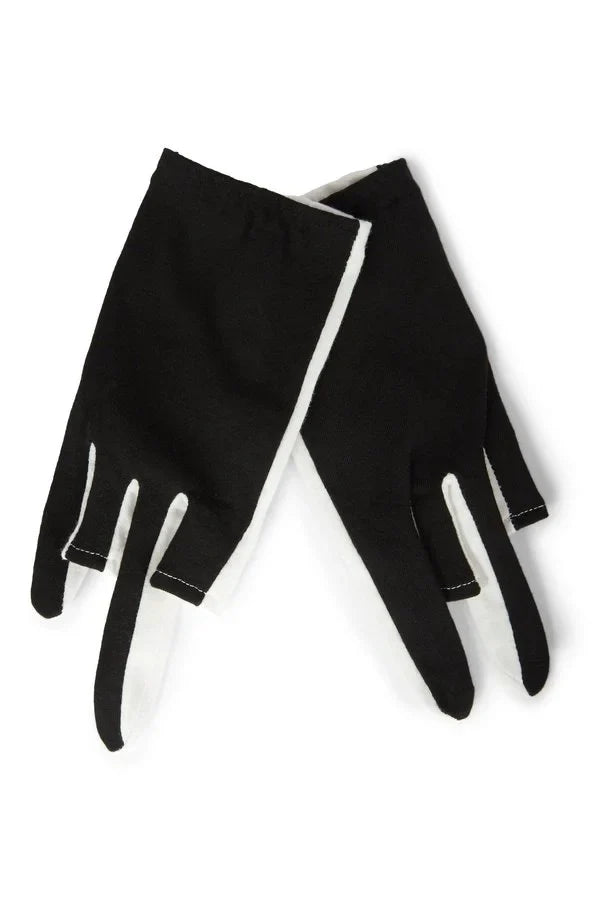 Two-Tone Cut Finger Gloves Gloves Yohji Yamamoto