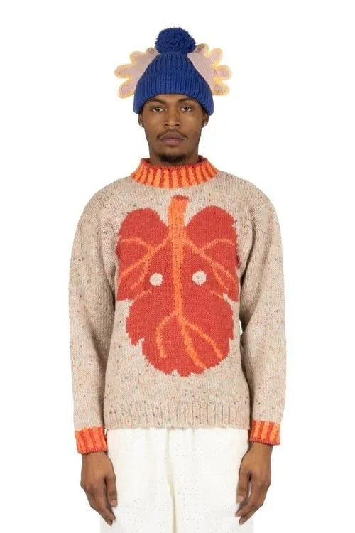 Wildflower Figure Leaf Sweater Sweaters Survival of the Fashionest