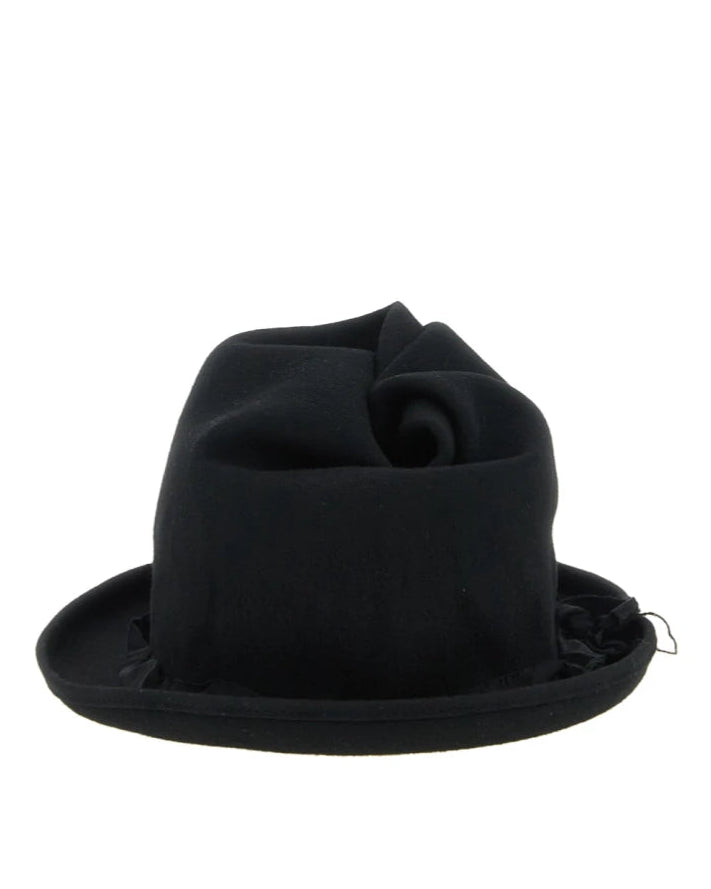 Yohji Yamamoto Rolled Crown Hat BLACK / 3 HW-H02-161-BLACK-3