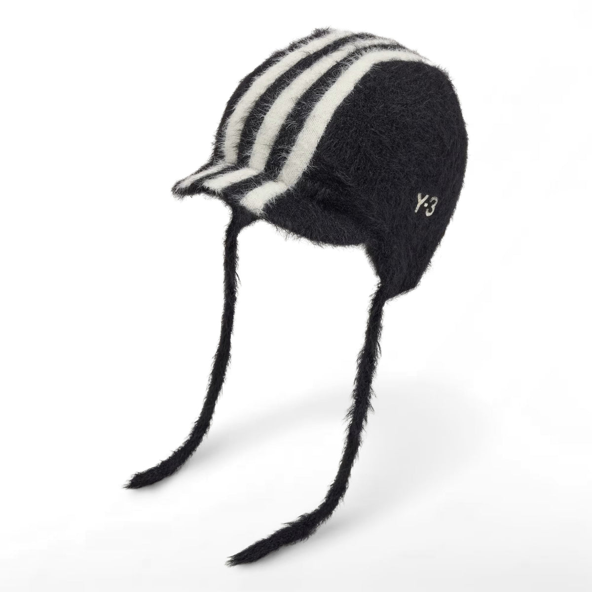 Y-3 3-Stripes Bonnet BLACK/CREW WHITE / OSFW KV2908-BLACK/CREW WHITE-OSFW