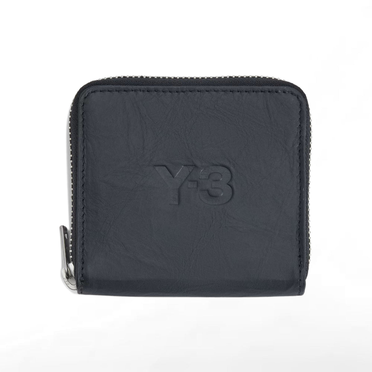 Y-3 Crinkle Leather Wallet BLACK / NS JD2895-BLACK-NS