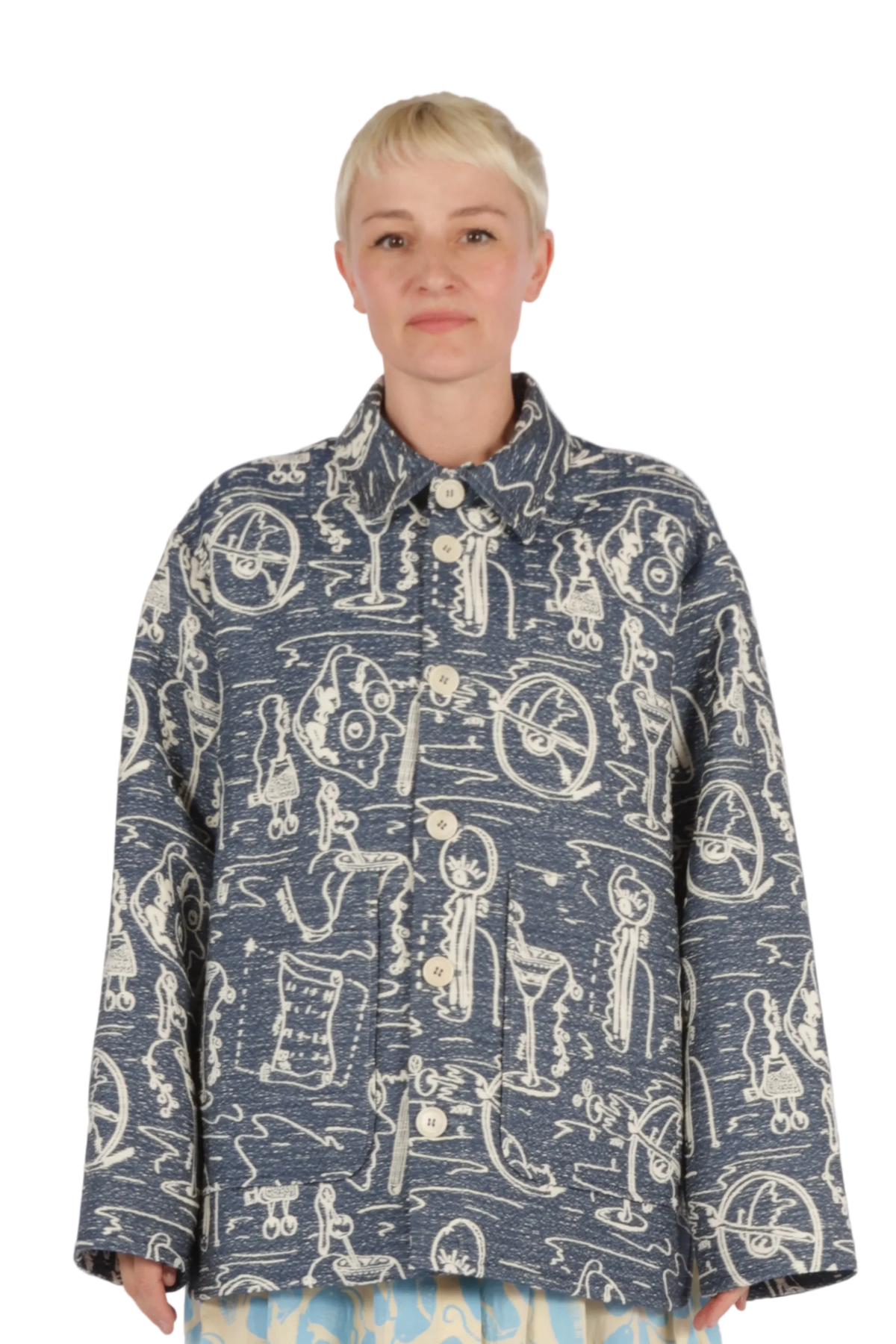 Henrik Vibskov Wheel Jacket HENRIK DOODLE / FM/MS SS26STUD-M619