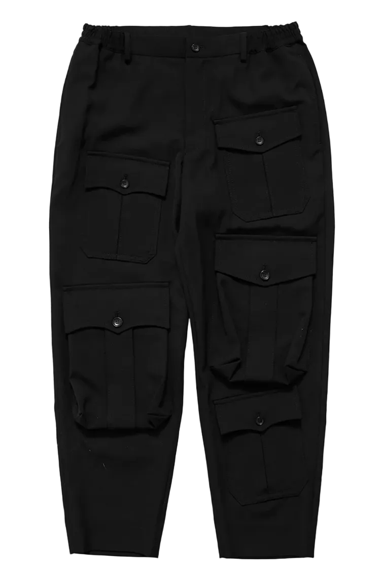 Wool Blend Pocket Trousers – KASURI