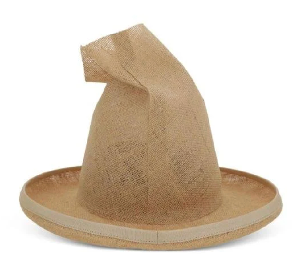 COMME des GARÇONS Crumpled Jute Top Hat ECRU / ONE SIZE GQ-K603-S26-1-1