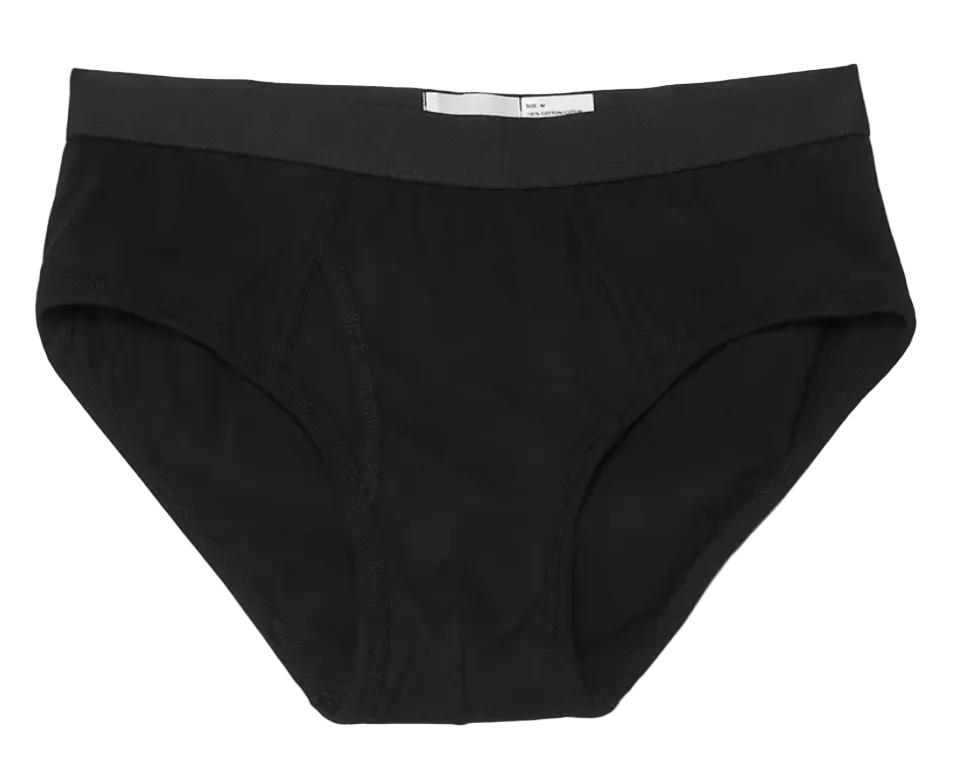 COMME des GARÇONS SHIRT Sunspel Cotton Briefs BLACK / S FZ-T914-S26-B-S