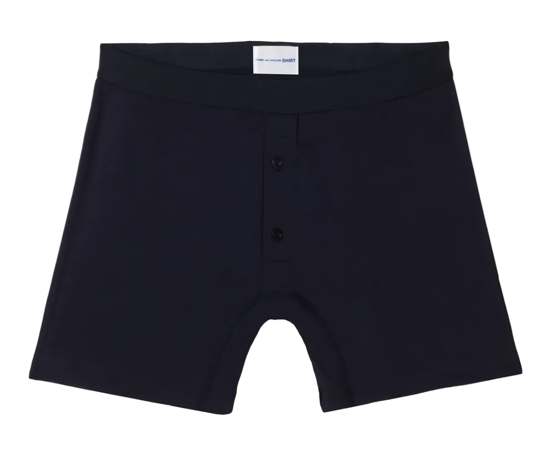 COMME des GARÇONS SHIRT Sunspel Boxer Shorts Navy / XL FZ-T912-051-2-5-NAVY-XL
