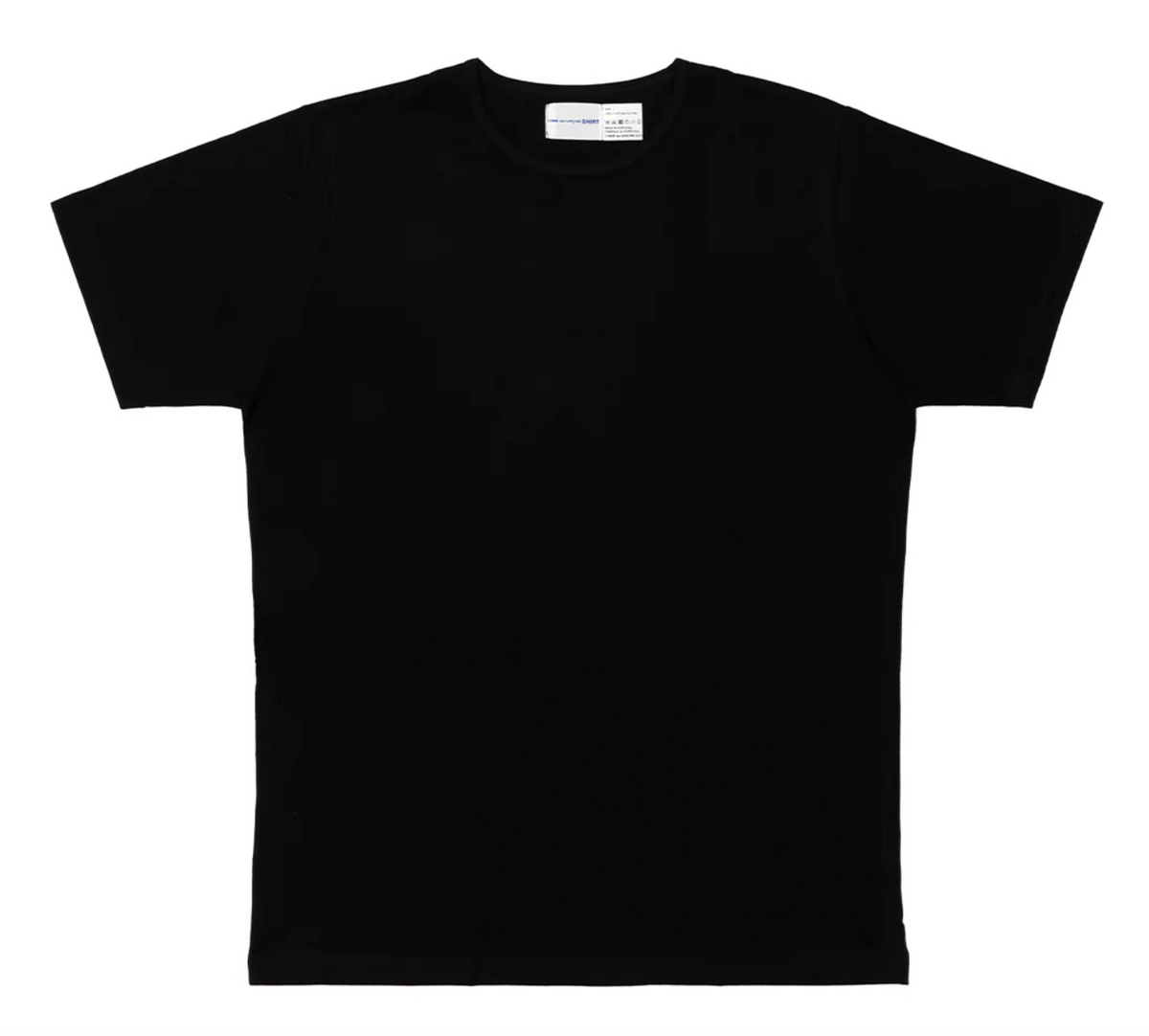 COMME des GARÇONS SHIRT Sunspel Cotton T-Shirt BLACK / S FZ-T910-S26-1