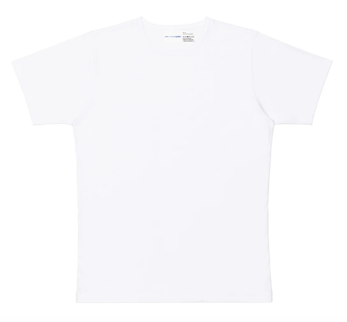 COMME des GARÇONS SHIRT Sunspel Cotton T-Shirt WHITE / S FZ-T910-S26-4