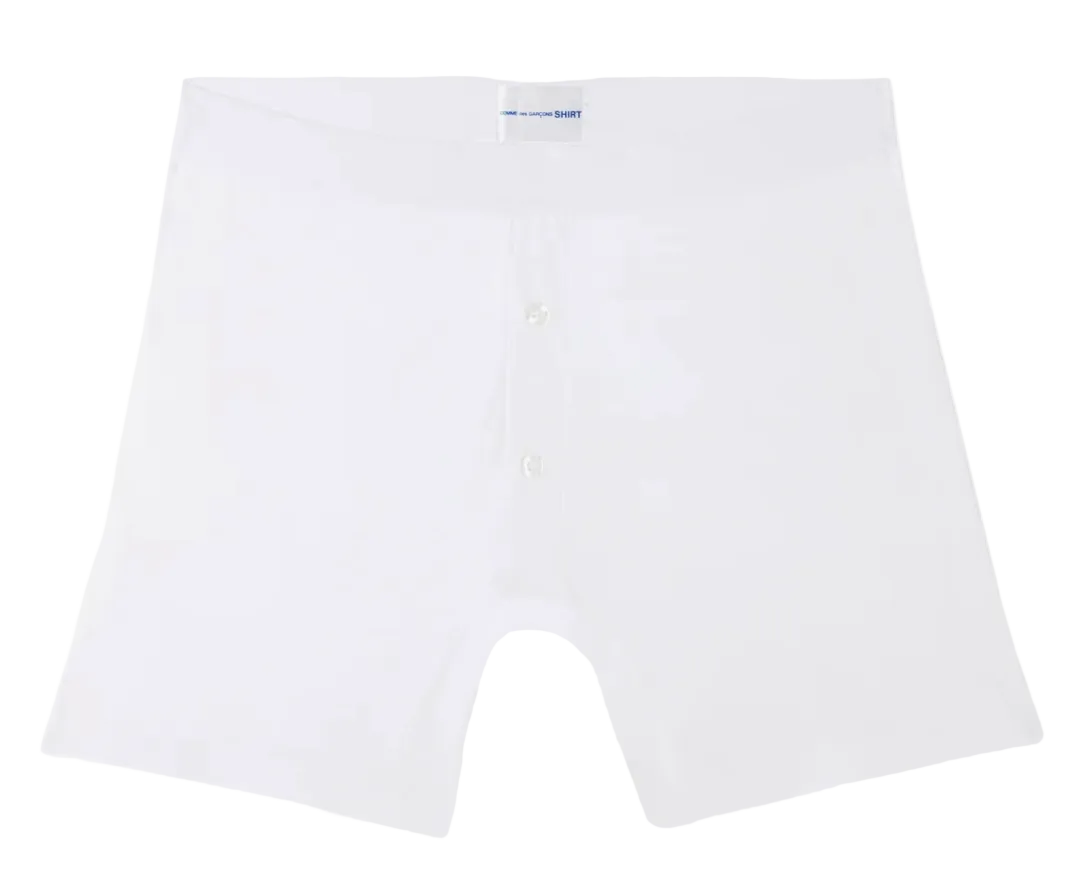 COMME des GARÇONS SHIRT Sunspel Boxer Shorts WHITE / S FZ-T912-S26-4