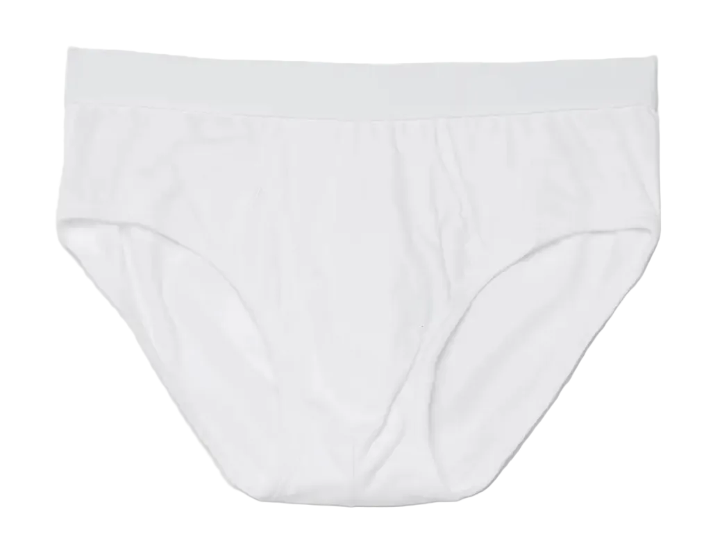 COMME des GARÇONS SHIRT Sunspel Cotton Briefs WHITE / S FZ-T914-S26-W-S