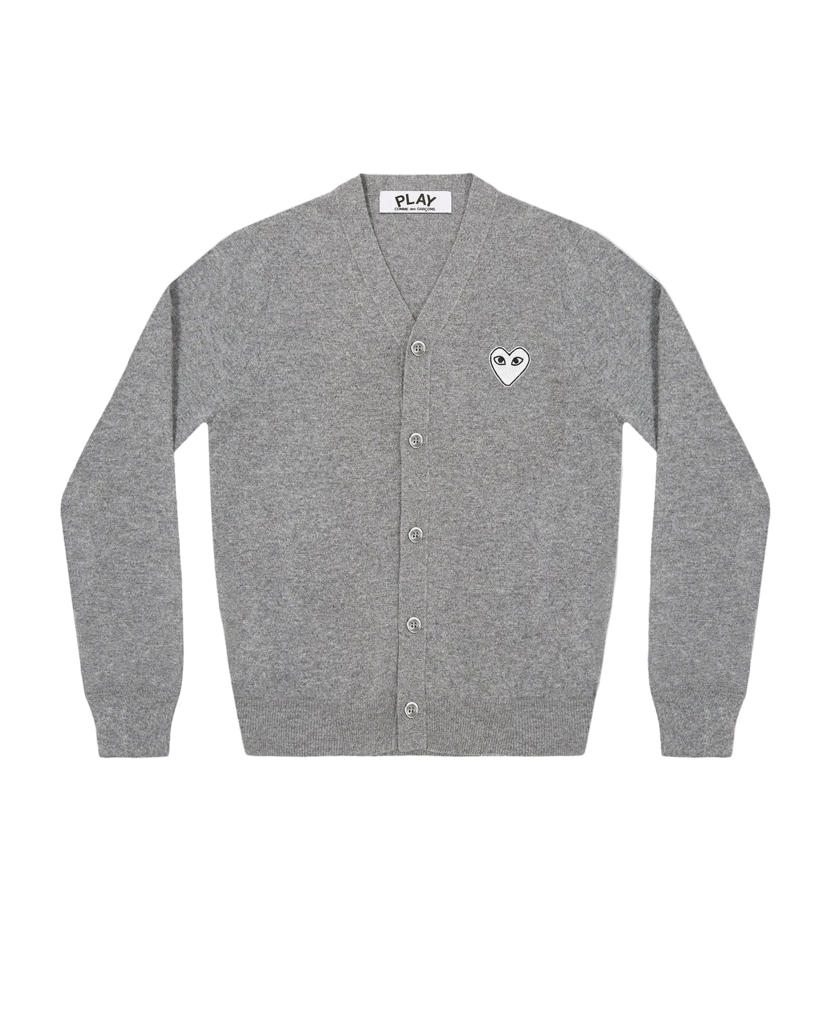 Play White Heart Men's Cardigan