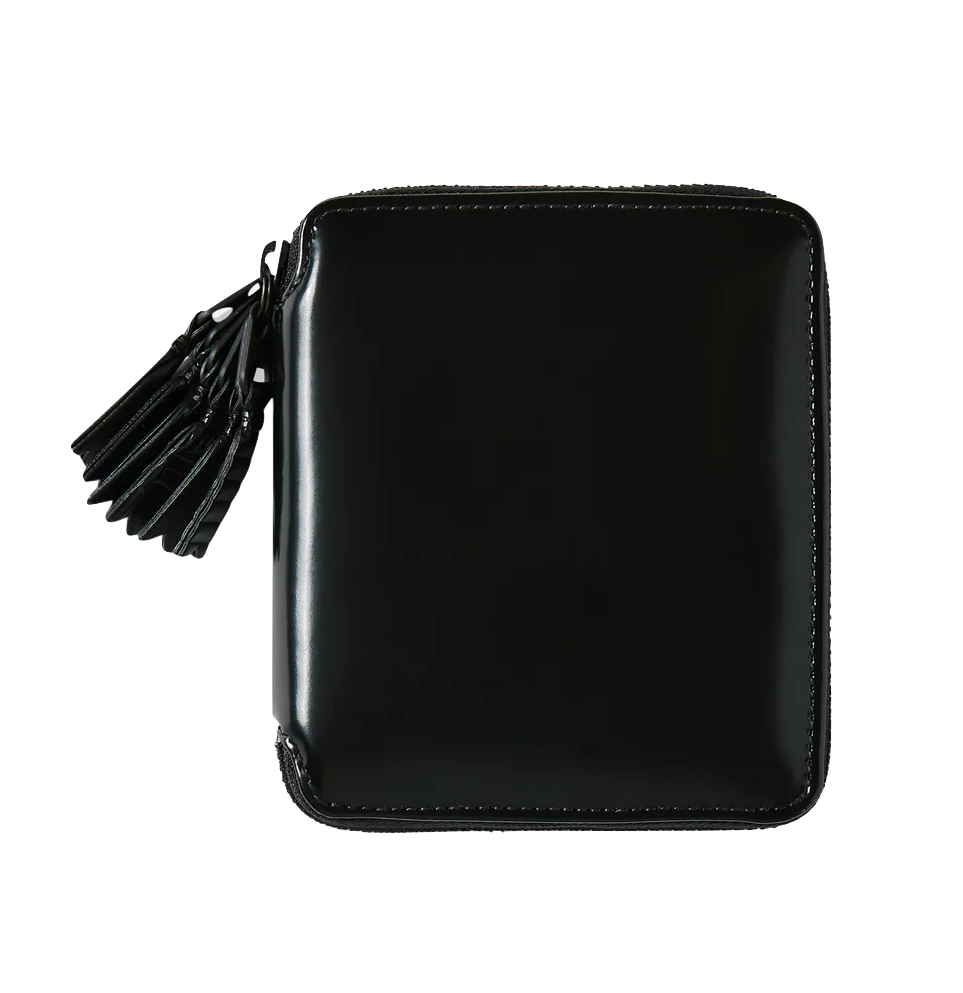 Zipper Medley Zip-Around Wallet Black