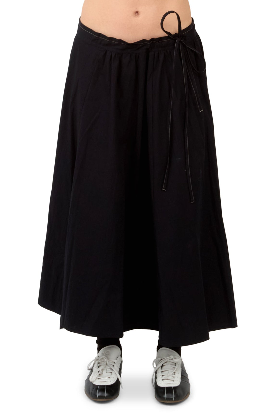 L GATHERED FLARE SKIRT