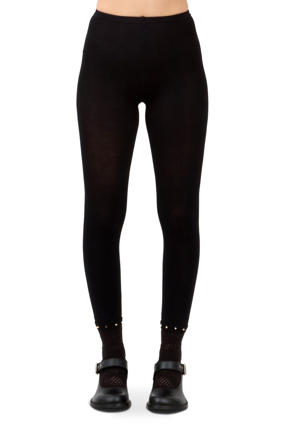 Black Studded Tights