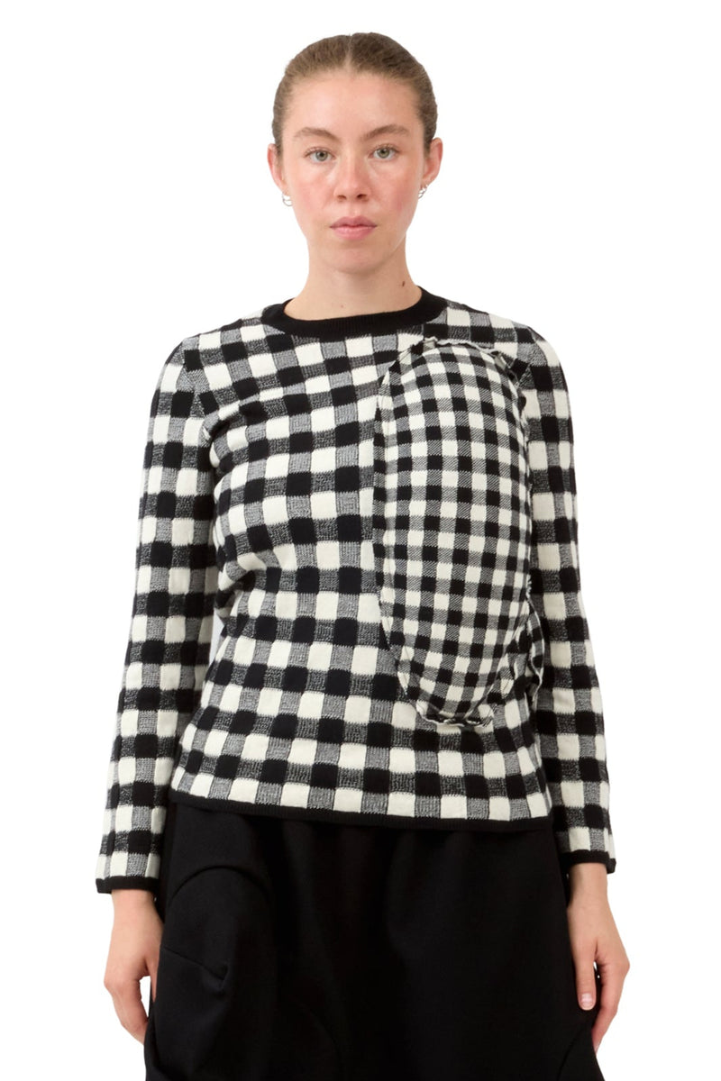 Knit Padded Sweater – KASURI