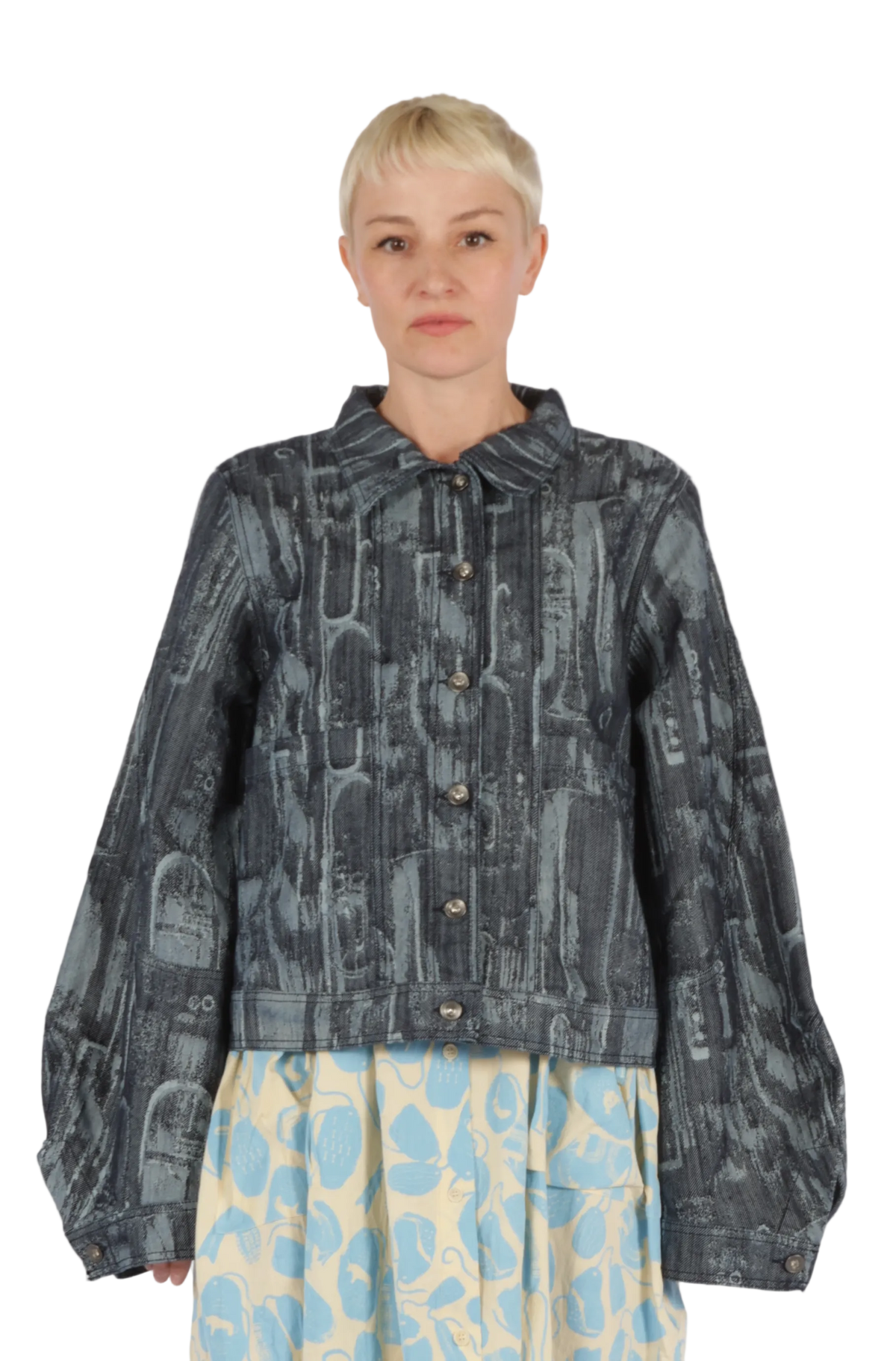 Henrik Vibskov Dial Denim Jacket INSTRUMENTCASE DENIM / S SS26STUD-F601