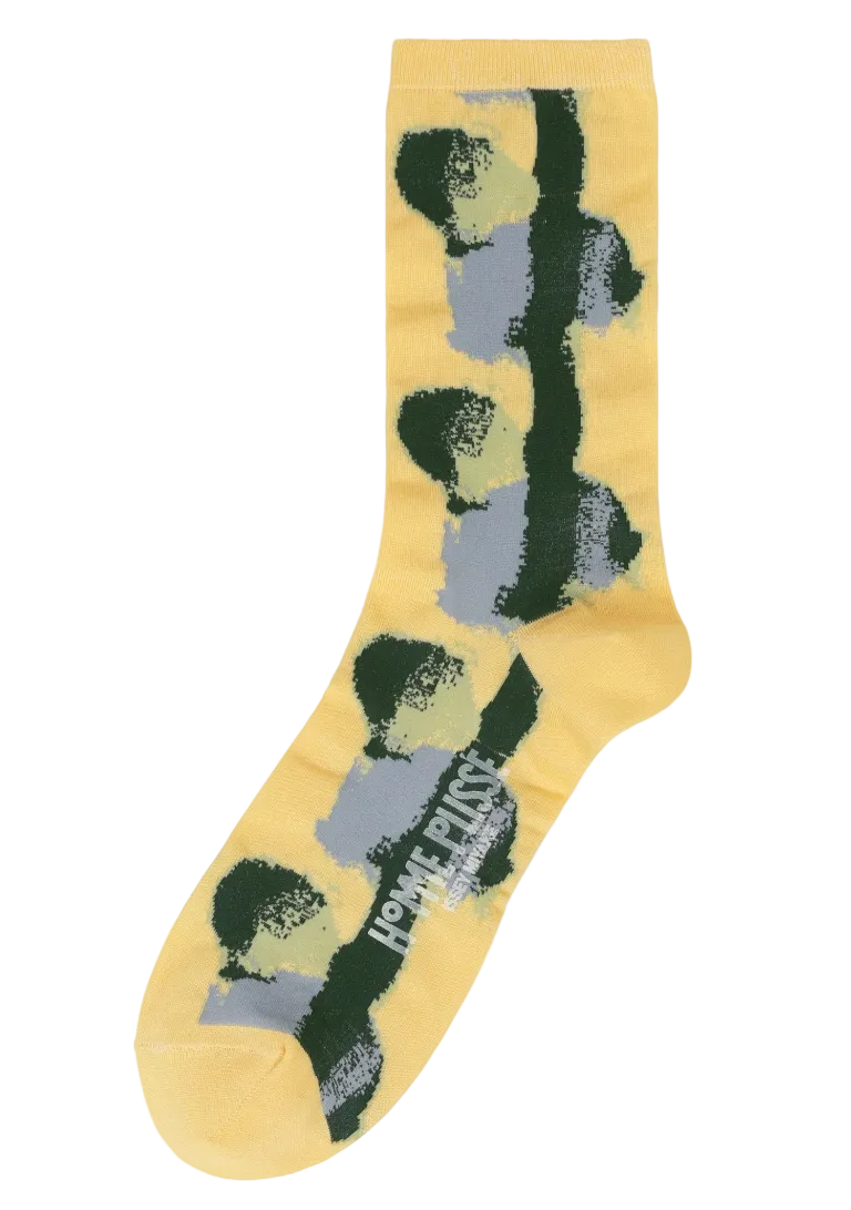 HOMME PLISSÉ ISSEY MIYAKE Dawn Socks YELLOW MULTI / OS HP66A1450