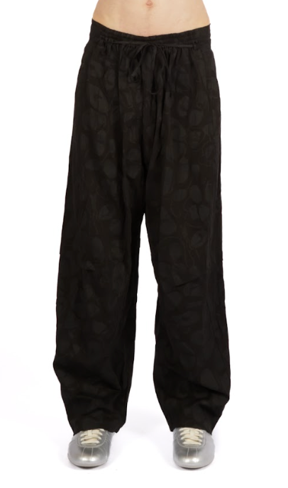 Henrik Vibskov Drawstring Pants BLACK AMULETS / FS/MXS SS26STUD-F503