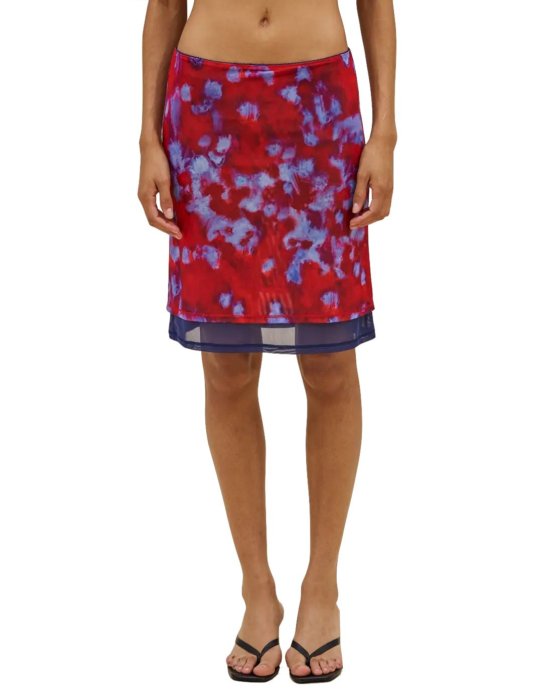 Eckhaus Latta Duet Skirt BURST / S 1402-EL-PS26-B