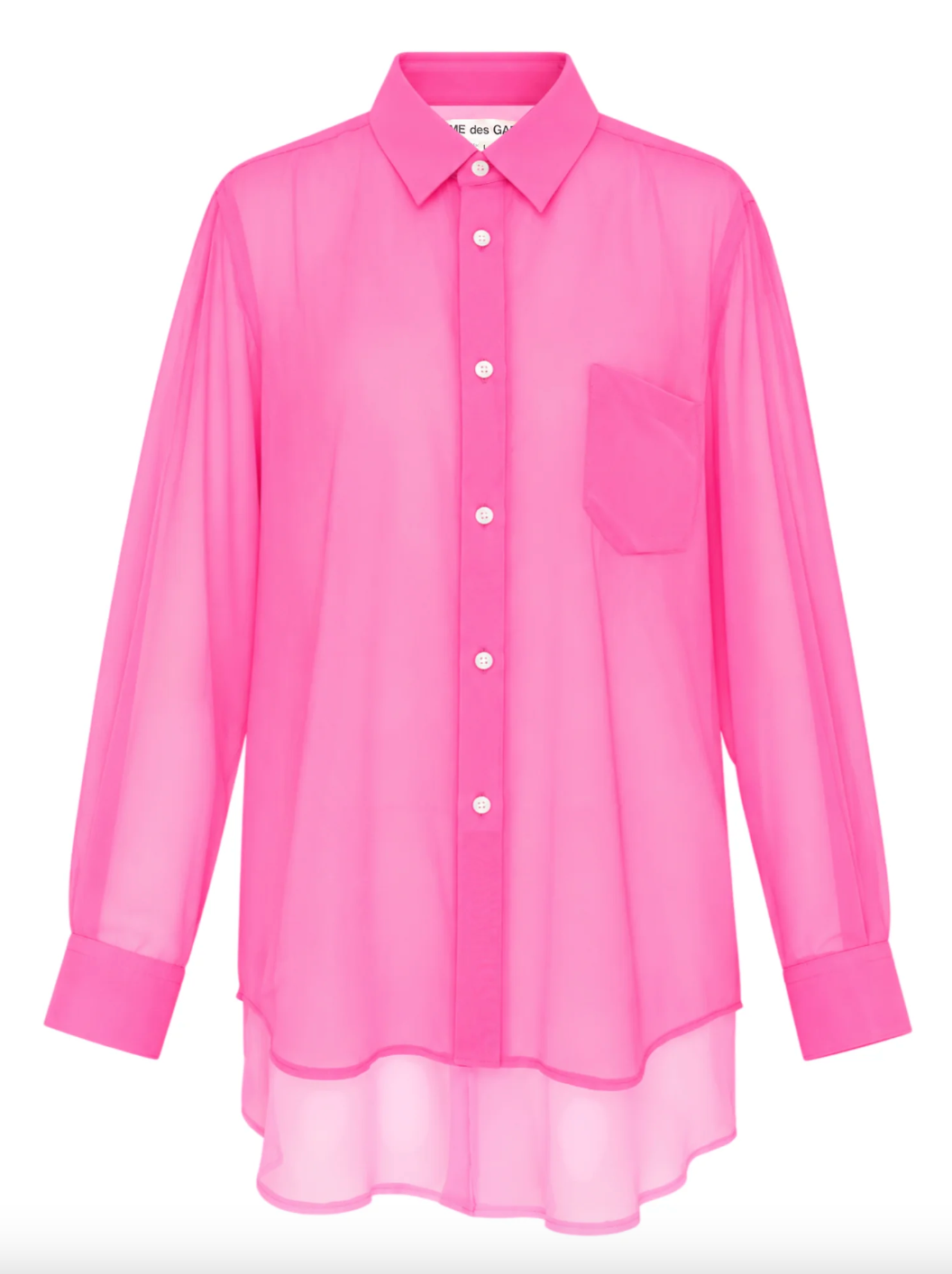 Sheer Long Sleeve Blouse