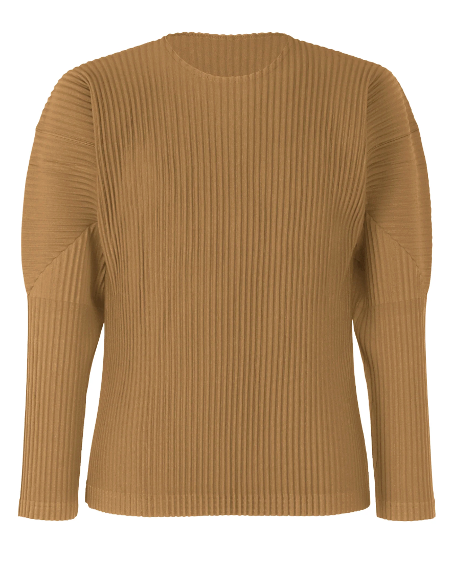 HOMME PLISSÉ ISSEY MIYAKE Color Pleats 2 Top SHADE BROWN no.94 / 2 HP68JK191