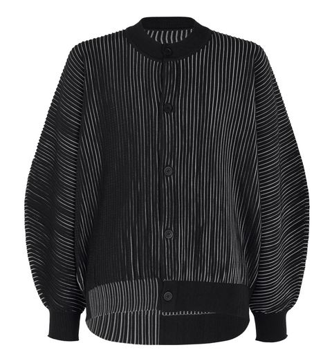 HOMME PLISSÉ ISSEY MIYAKE In the Shadow Knit BLACK no.15 / OS HP68KO276
