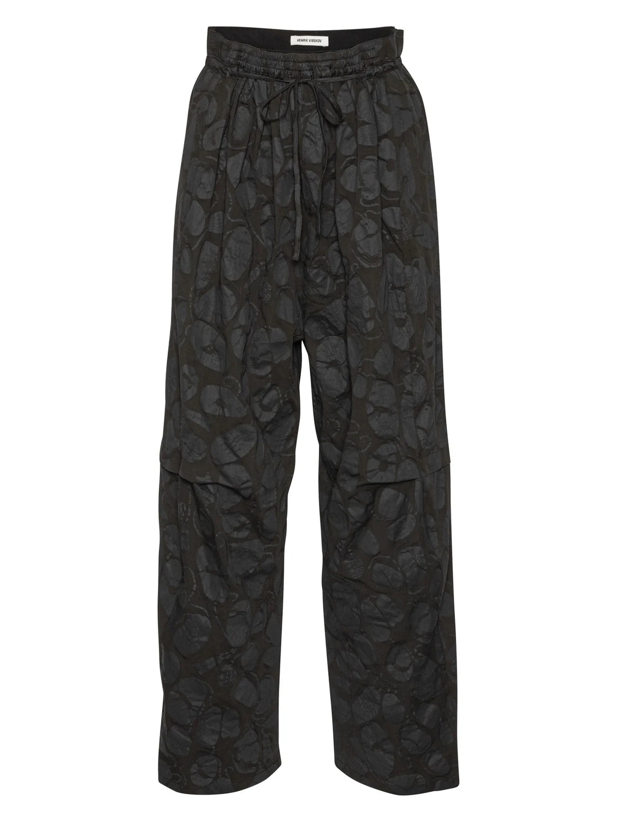 Henrik Vibskov Drawstring Pants BLACK AMULETS / FS/MXS SS26STUD-F503