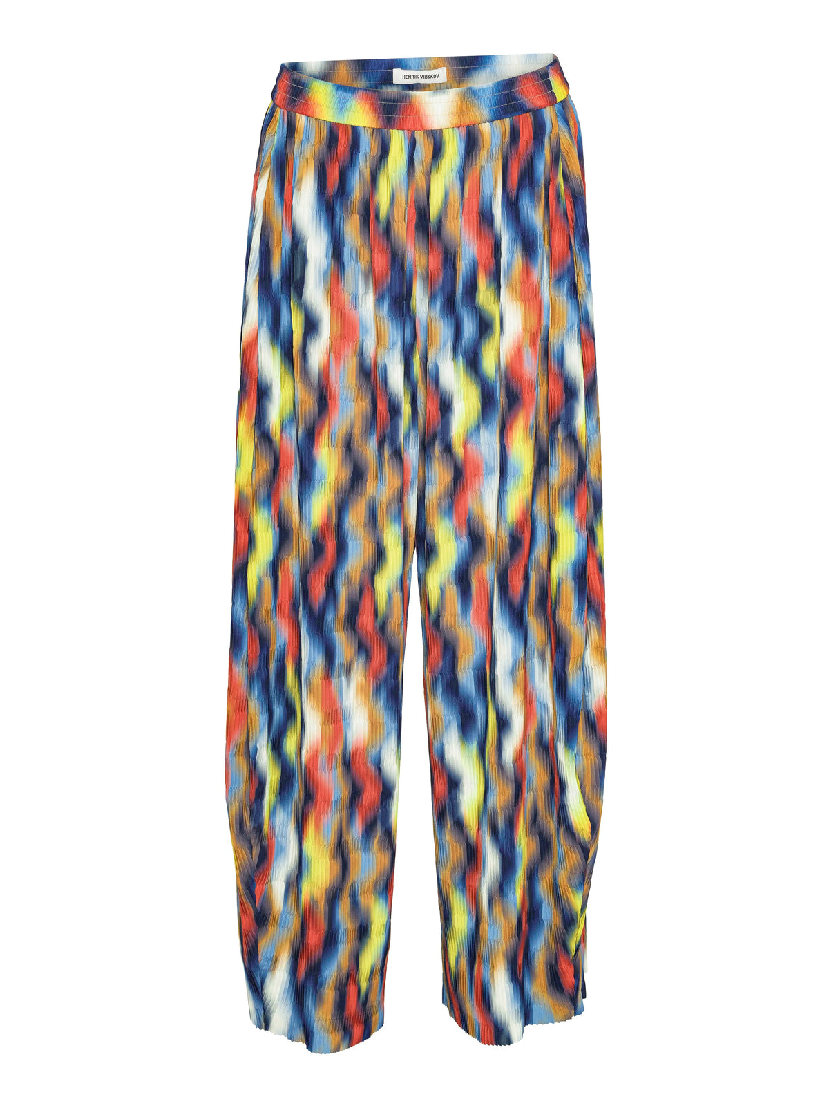 O Pants in Wavy Cubes Print