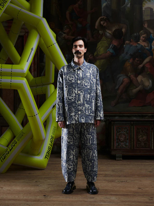 Henrik Vibskov Wheel Jacket HENRIK DOODLE / FM/MS SS26STUD-M619